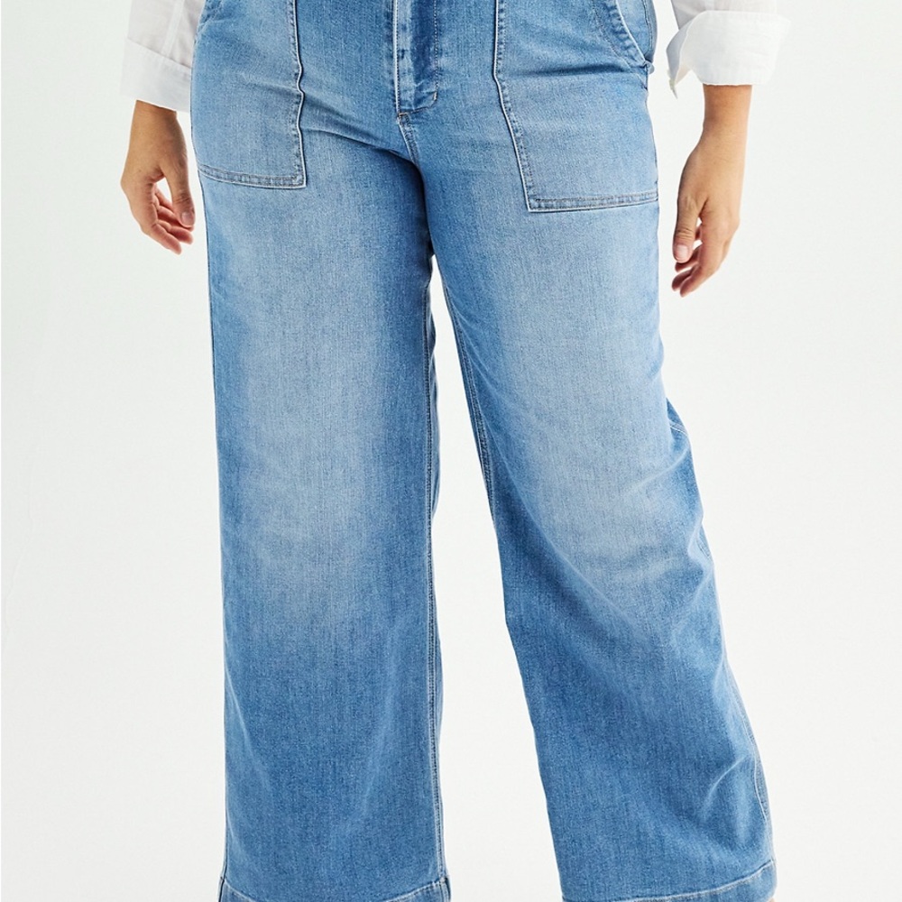 Sonoma Utility Wide-Leg Jeans